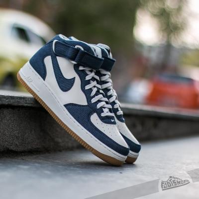 Nike Air Force 1 Mid '07 Obsidian/ Obsidian-Sail-Gum Light Brown