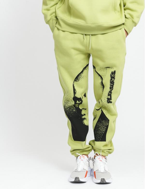 PEASURES Backbone Sweatpants zelené