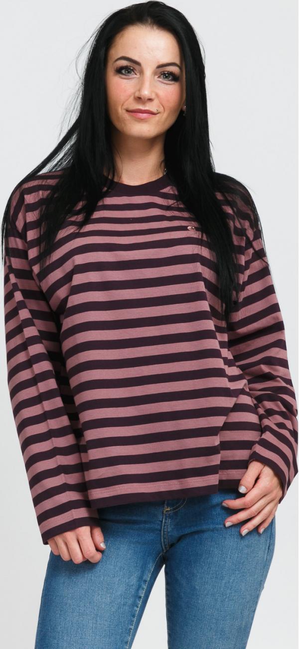 Carhartt WIP W' /S Scotty T-Shirt tmavě vínové / světle vínové