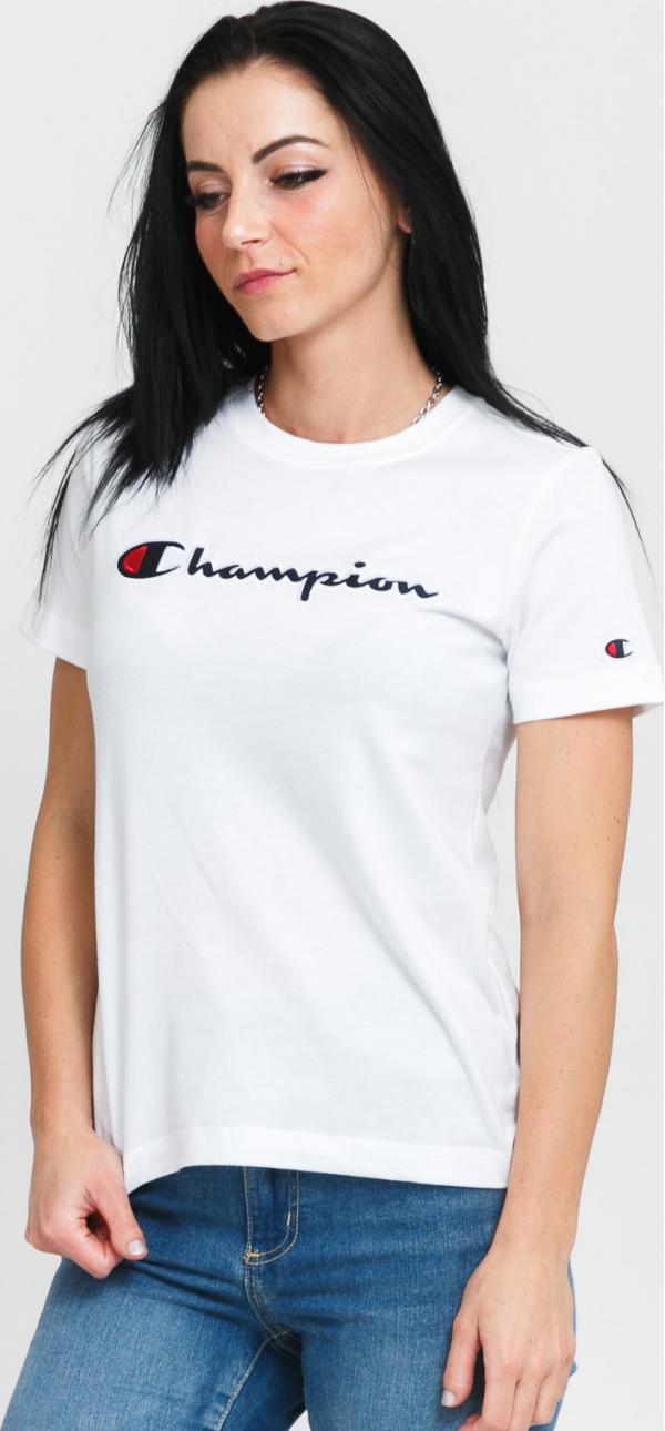 Champion Crewneck T-hirt bílé