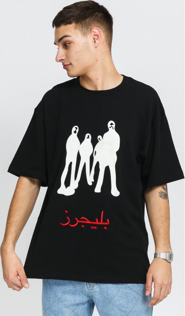 PLEASURES isten Heavyweight Shirt černé