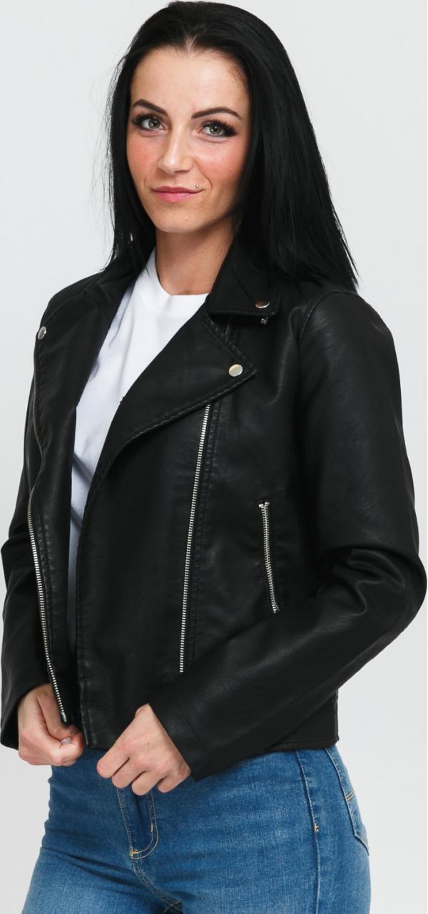 JJ XX JXgail Faux eather Biker Jacket černá