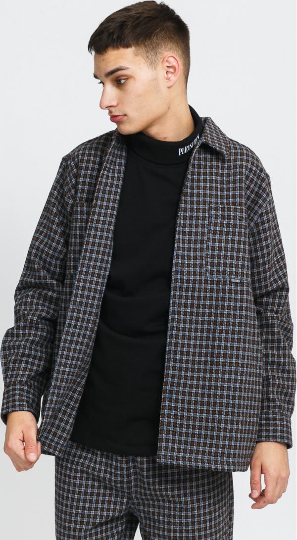 PEASURES Ignition Plaid Shirt hnědá / modrá