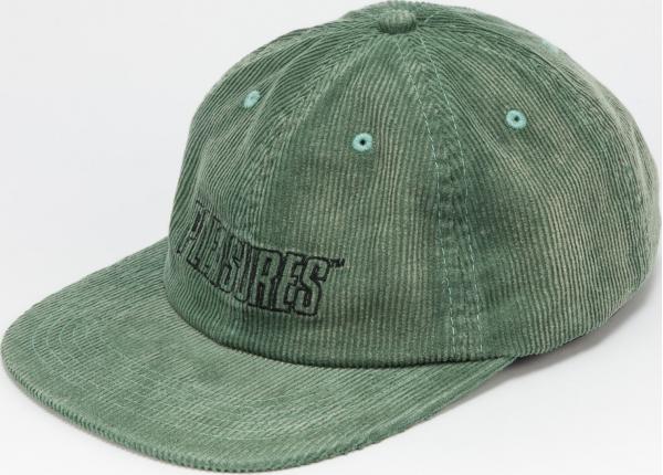 PLEASURES Impulse Corduroy Hat zelená