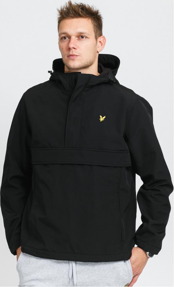 Lyle & Scott Fleece ined Nylon Overhead černá