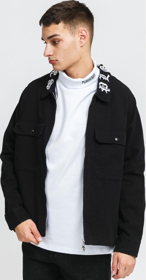 PLEASURES Slasher Work Jacket černá