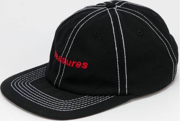 PLEASURES Iris 6 Panel Hat černá / bílá