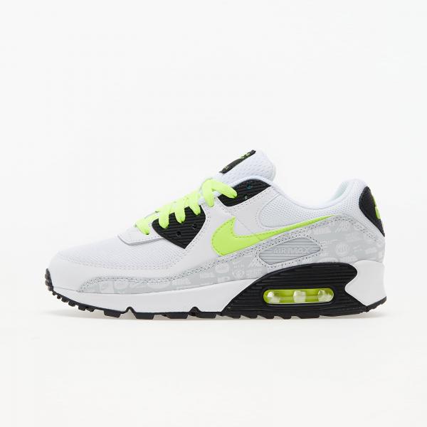 Nike Air Max 90 White/ Volt-Black-Pure Platinum