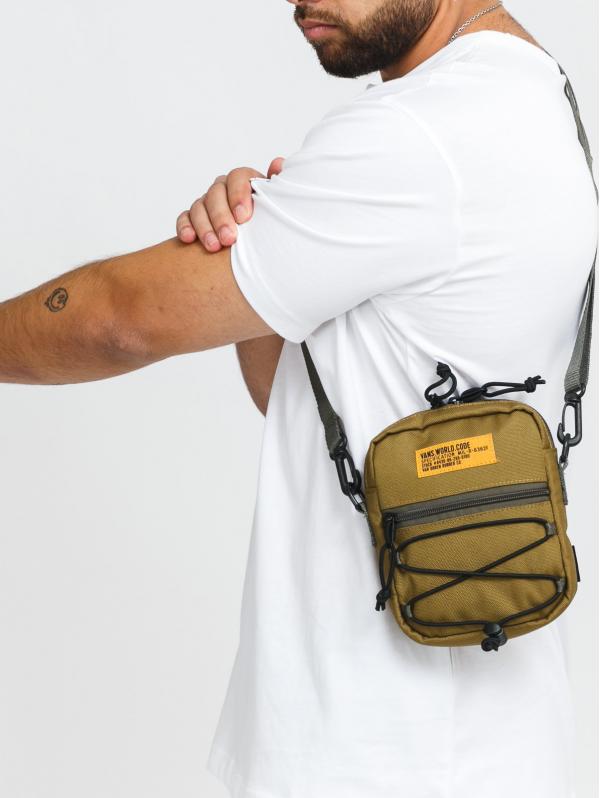 Vans MN Bail Shoulder Bag olivová
