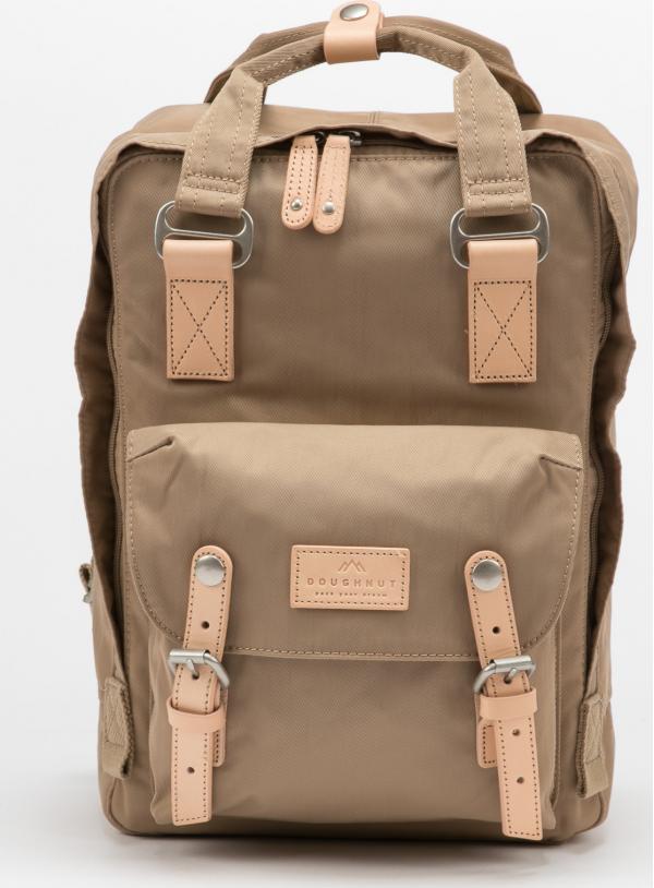 Doughnut Macaroon Backpack světle hnědý