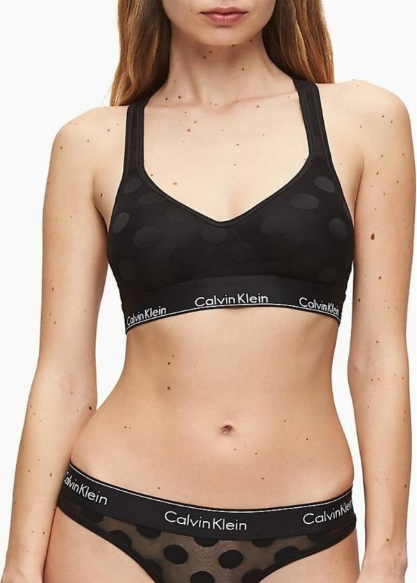 Lightly Lined Bralette Podprsenka Calvin Klein