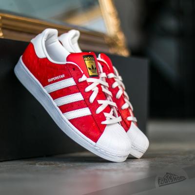 adidas Superstar Animal Red/ Ftw White/ Gold Metallic
