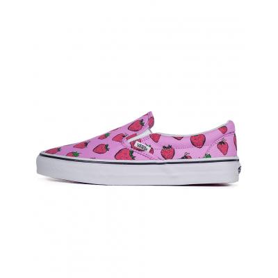 Slip-on Vans Classic Slip-On (Strawberries) pastel lavender/true white