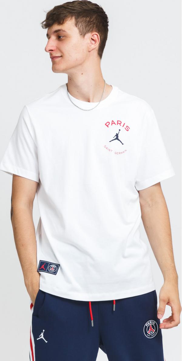 Jordan M J PSG Logo Tee bílé