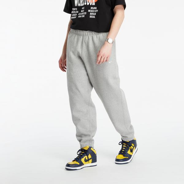 Tepláky NikeLab Fleece Dk Grey Heather/ White XXL