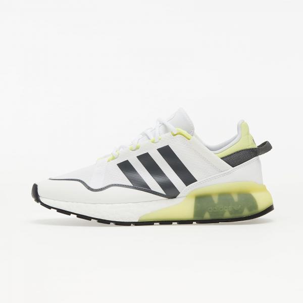 adidas ZX 2K Boost Pure Ftw White/ Grey Five/ Purple Yellow