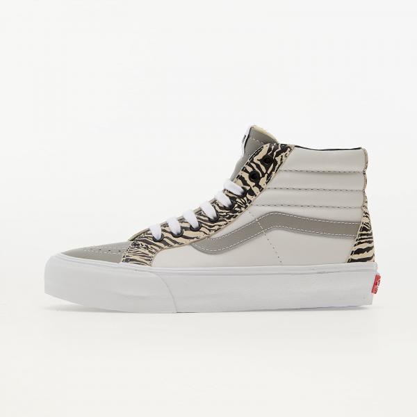 Vans Sk8-Hi Reissue EF (Leather/ Suede) Drizzle/ True White