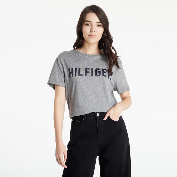 Tommy Hilfiger Short Sleeve Tee Hilfiger Mid Grey Heather