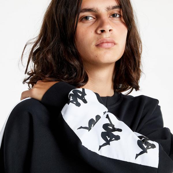 Kappa 222 Banda 10 Fasto Fleece Jumper Black/ White
