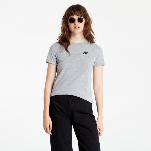 Nike NSW Club Tee Dk Grey Heather/ Black