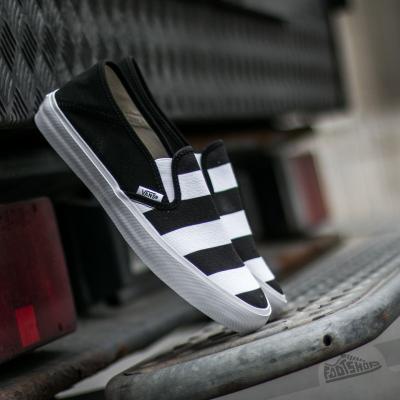 Vans Slip-on SF (Stripes) Black/ White