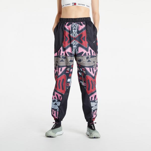 Nike Sportswear Women's High-Rise Woven Joggers Black/ Black/ White