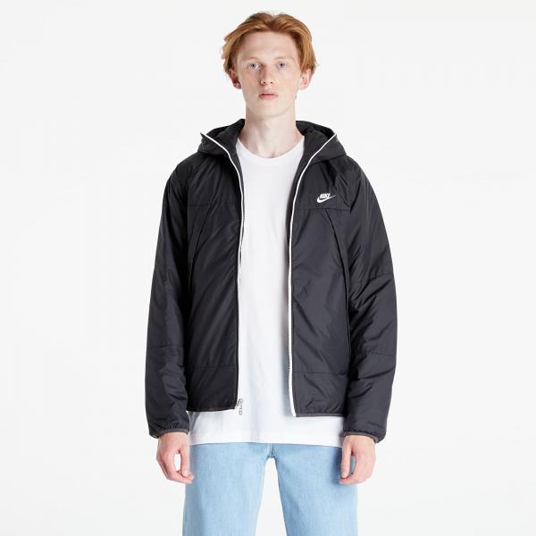 Nike Sportswear Therma-FIT Legacy M Reversible Hooded Jacket Black/ Dk Smoke Grey/ Sail