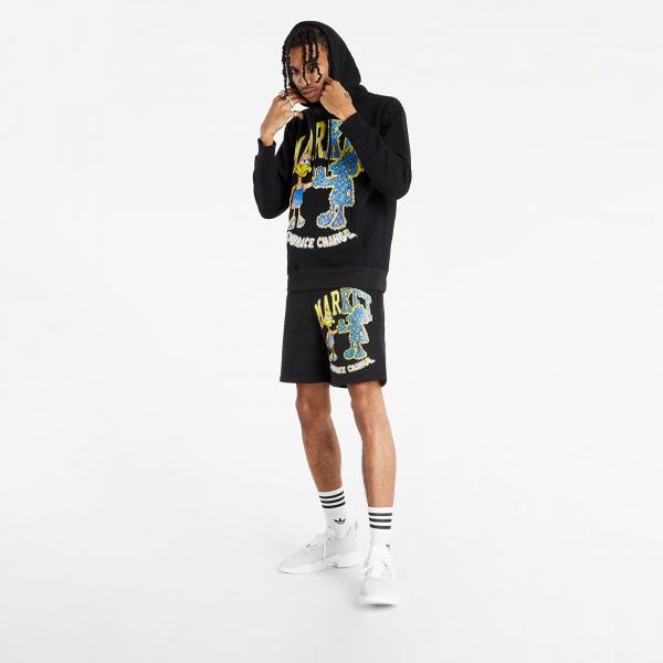 MARKET Dark and Light Duck Hoodie Black