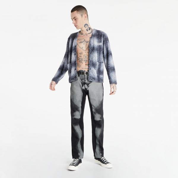 PLEASURES Spray Cardigan Blue