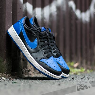 Air Jordan 1 Retro Low OG Black/ Varsity Royal-Sail