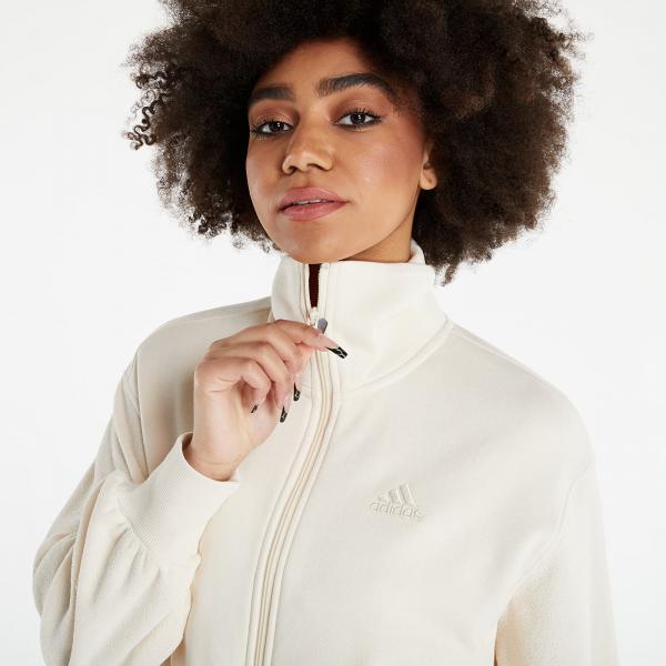 adidas W Fleece Fullzip Top Wonder White