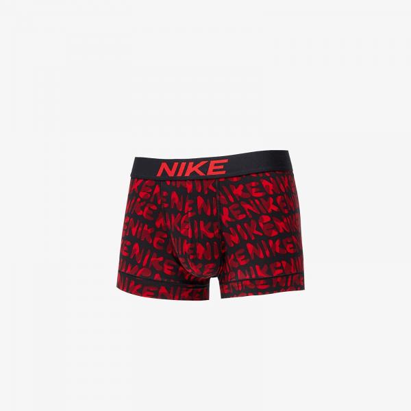 Nike Trunk University Red/ Black Bubble Swoosh Print