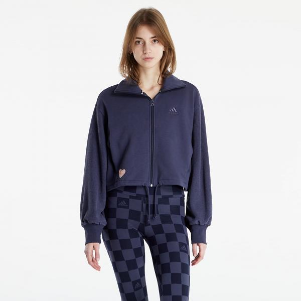 adidas W Fleece Fullzip Top Shadow Navy