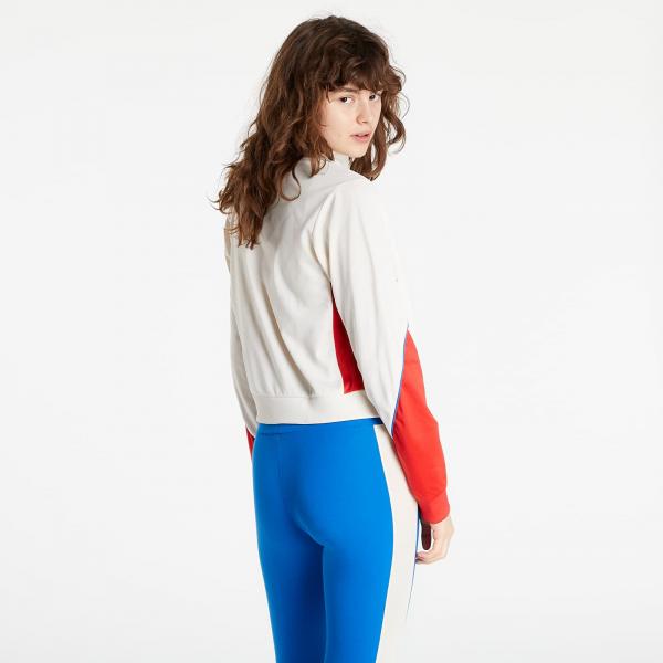 adidas Retro Track Top Wonder White/ Vivid Red