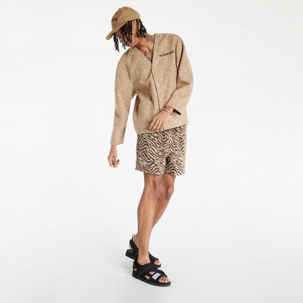 PLEASURES Carnivore Cardigan Tan