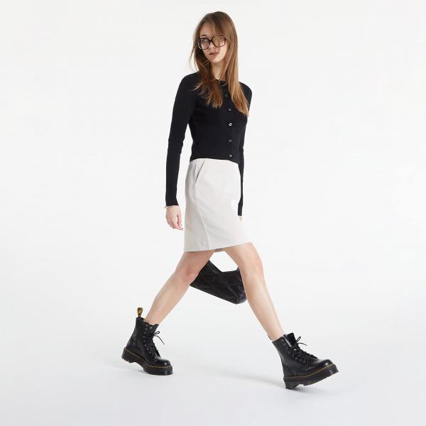 Calvin Klein Jeans Badge Knitted Cardigan Ck Black