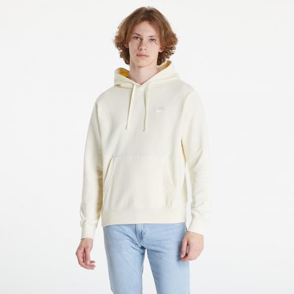 Nike NSW Club Men's Pullover Hoodie Coconut Milk/ Coconut Milk/ White