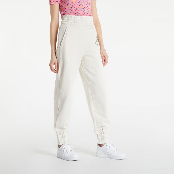 Chiara Ferragni C Organic And Recycled Cotton Fleece Trousers Beige
