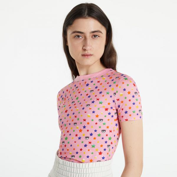 Chiara Ferragni J.Sara Pr Rainbow Ao T-Shirt Pink