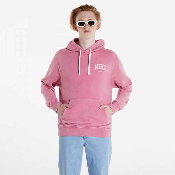 Nike NSW Arch Fleece Pullover Hoodie Desert Berry