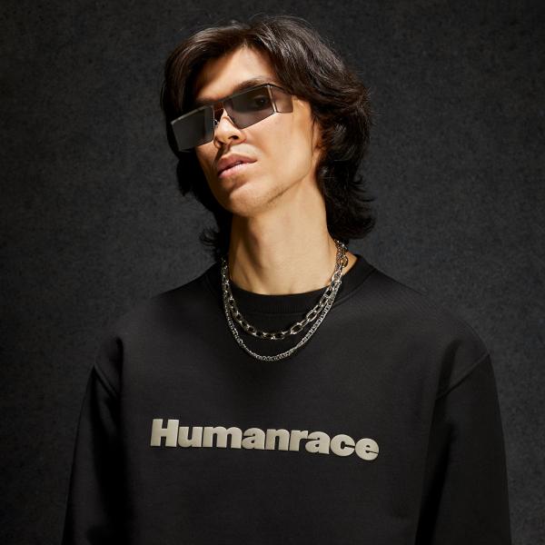 adidas x Pharrell Williams Basics Crew Black