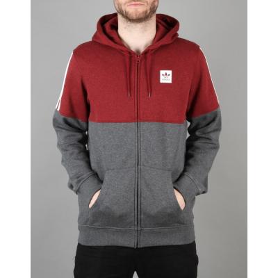 adidas Tracked Hoodie 2.0 Color Burgundy/ Dark Grey Heather
