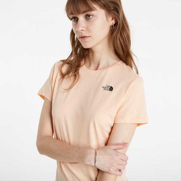 The North Face W Short Sleeve Simple Dome Tee Apricot Ice