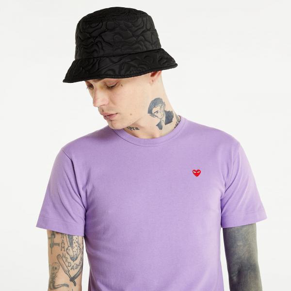 Tričko Comme des Garçons PLAY Heart Logo Tee UNISEX Purple L