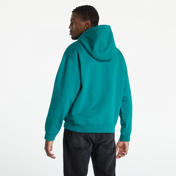 NikeLab Men's NRG Solo Swoosh Fleece Hoodie Mystic Green/ White