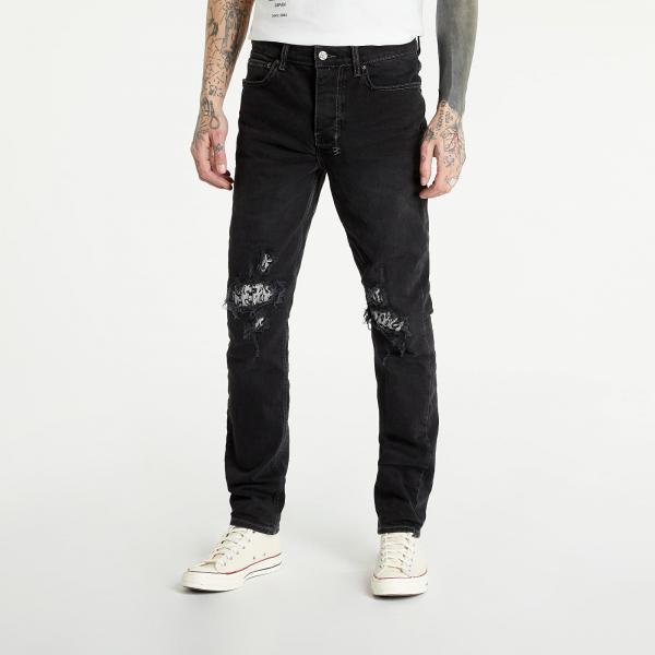 Ksubi Chitch Leopard Patch Krow Jeans Black