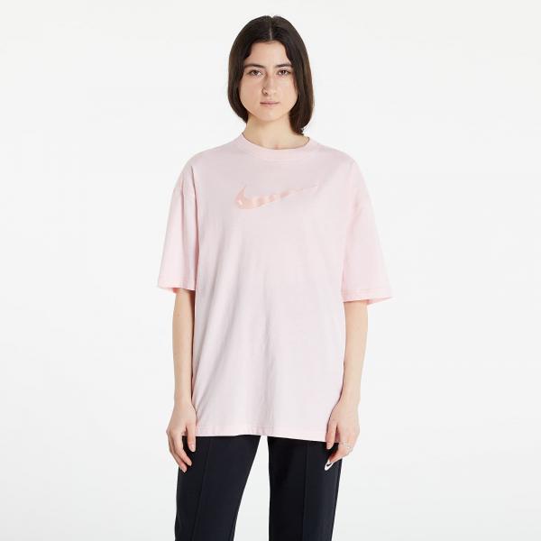Nike Sportswear Oversized Short Sleeve Top Atmosphere/ White/ White/ Arctic Orange