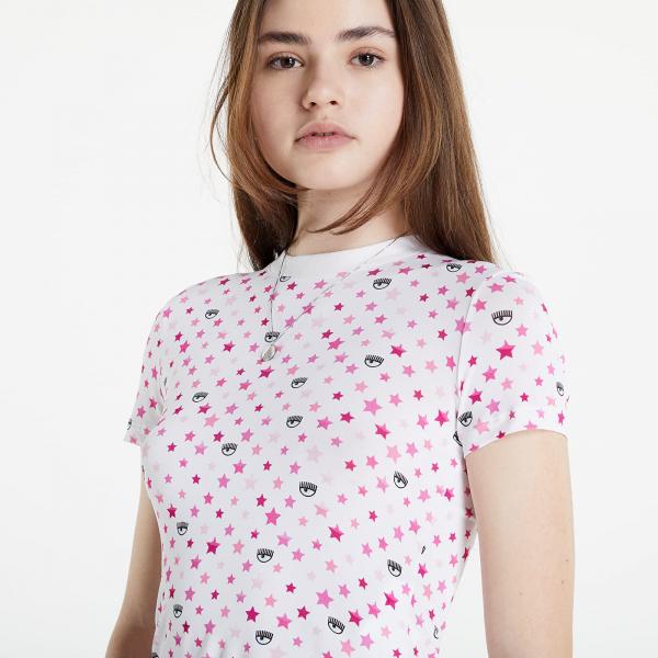 Chiara Ferragni J.Medaglia Pr Rainbow Ao T-Shirt White