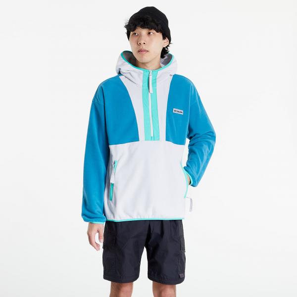 Columbia Backbowl™ Lite Half Zip Hoodie Deep Marine/ Light Grey