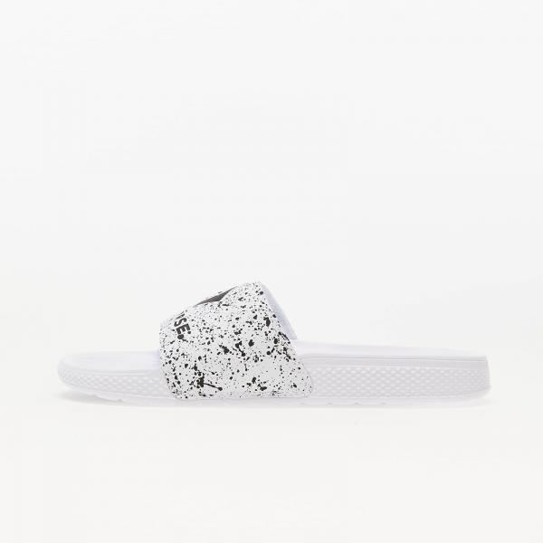 Converse All Star Slide Archive Paint Splatter Print White/ Black/ White